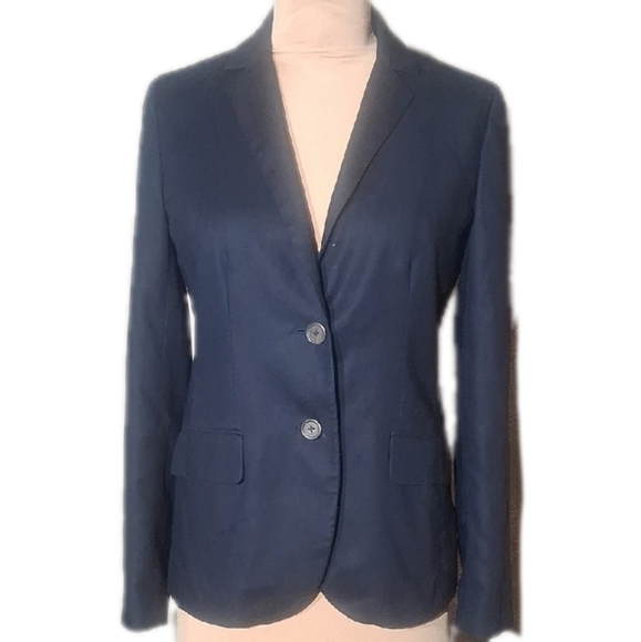 J.Crew Classic Navy Blazer. Size 2 - Picture 1 of 12